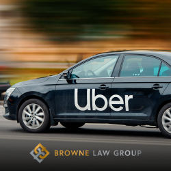 An Uber driver in Goodyear, AZ rushing to get to their next pick up